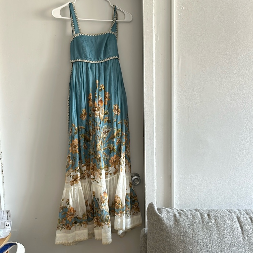 Almost new zimmermann chitz dress 0P